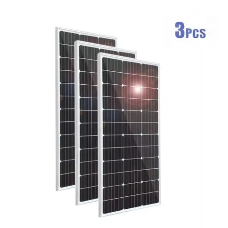 6000W 3000W Solar Panel Kit 12V/24V/48V Monocrystalline PV Module, High Efficiency, off Grid for Home RV Boat Battery Charging.