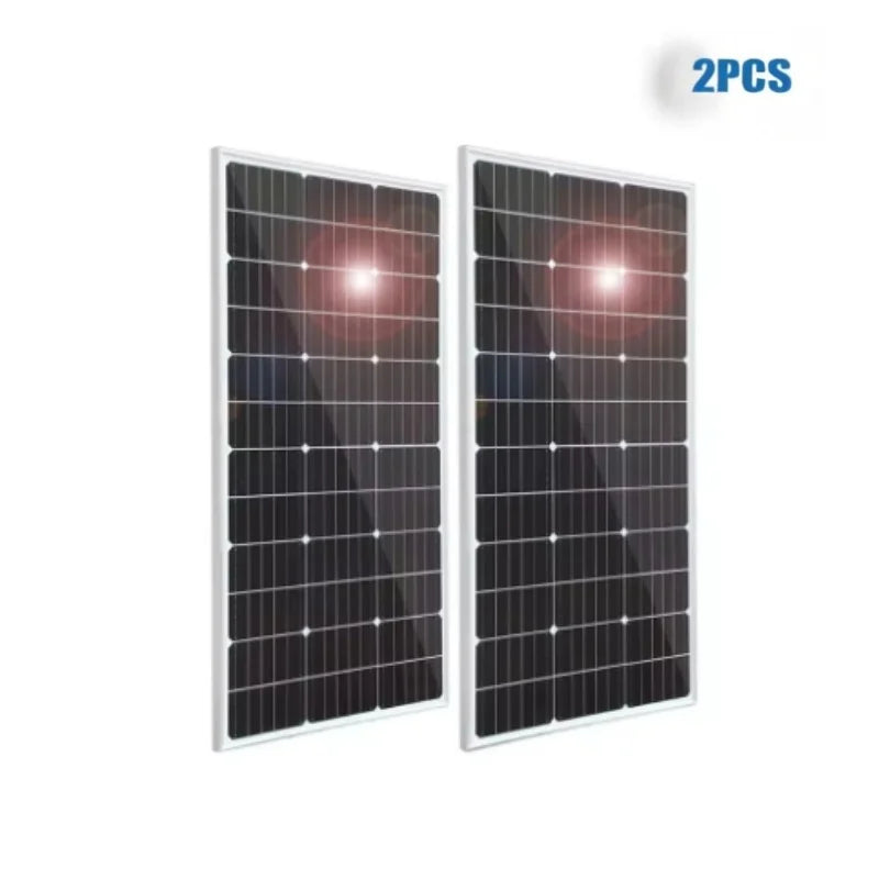 6000W 3000W Solar Panel Kit 12V/24V/48V Monocrystalline PV Module, High Efficiency, off Grid for Home RV Boat Battery Charging.